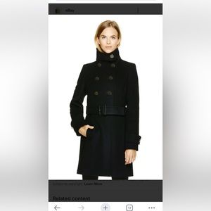 Aritzia Black Wool Coat